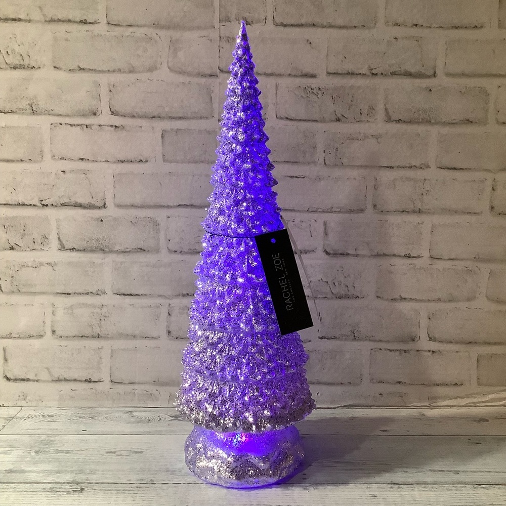 RACHEL ZOE 19in Led Silver Tree